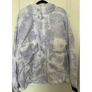 Nike Sportswear Tech Pack Mens Medium Woven Hooded Jacket Indigo Haze DX0217-519